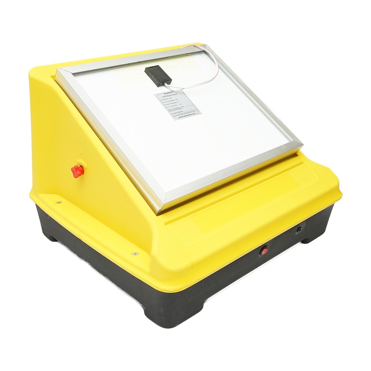 Aparat generator impulsuri pentru gard electric 10 Joule cu panou solar 25W si baterie 12V/25Ah Breckner Germany